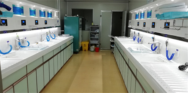 湖南省肿瘤医院内镜清洗中心及纯水机调试安装完成