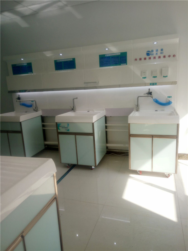 山东省妇幼保健院内镜清洗工作站安装调试完成