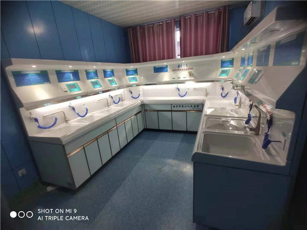 曲阜第二人民医院内镜清洗工作站安装与调试完成